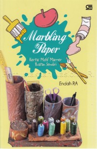 Marbling paper : kertas motif marmer buatan sendiri