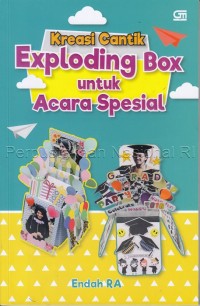 Kreasi cantik exploding box untuk acara spesial